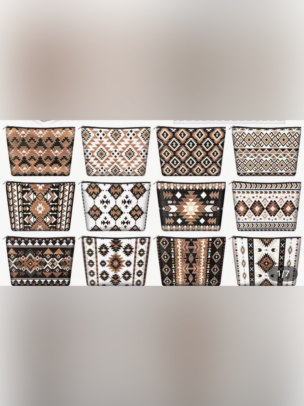 Aztec Cosmetic Pouch (Random)